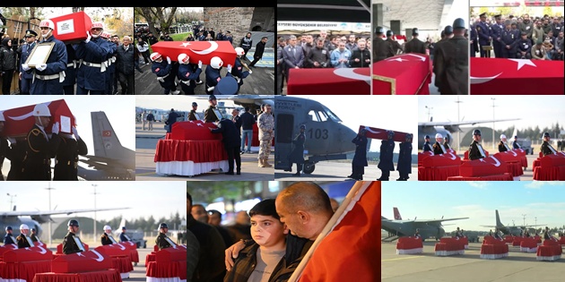 Türkiye Kahraman Şehitlerini Uğurluyor, Gözyaşı Sel Oldu